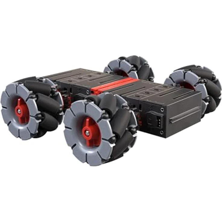 fischertechnik Maker Kit Omniwheels 571901, Bausatz für mobile Roboter mit 4 Encodermotoren und 4 Omniwheels, geeignet ab 18 Jahren – Bild 2