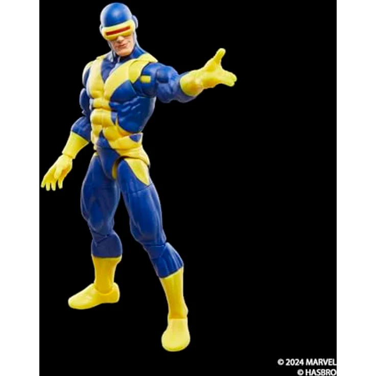 Hasbro Marvel Legends Marvel X-Men Cyclops Actionfigur 15 cm mit 5 Accessoires, gelb – Bild 3