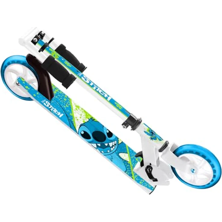 Stamp TROTTINETTE Pliable 6"-145 MM Stitch, Faltbarer Scooter mit 145mm PU Rädern in Schwarz – Bild 2