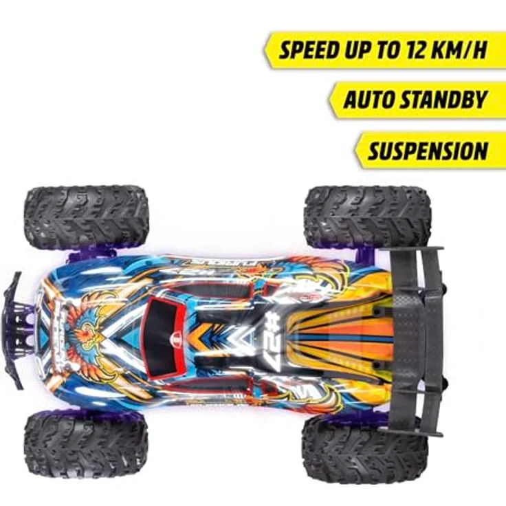 Dickie Toys RC-Monstertruck Furious Phoenix, RTR, 40 cm, mit Licht, blau – Bild 5