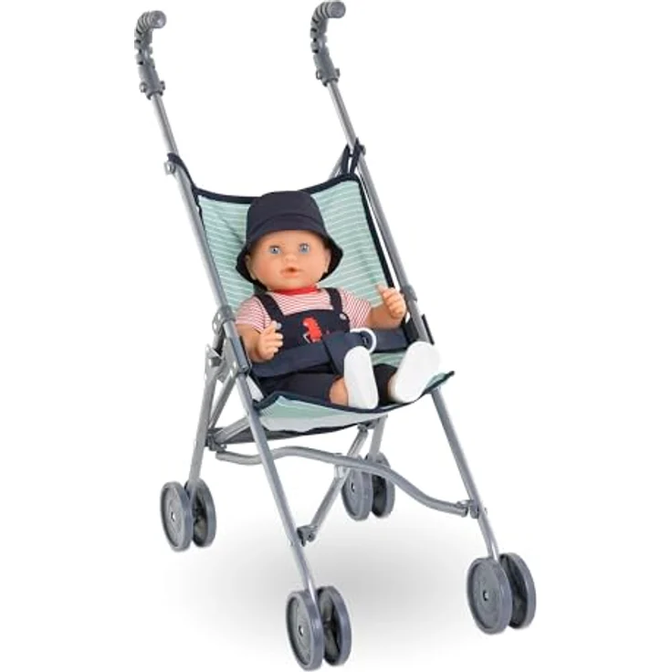 Corolle 9000141650 Kinderwagen, Salbei, für Puppen 36, 42 und 52 cm, ab 3 Jahren – Bild 2