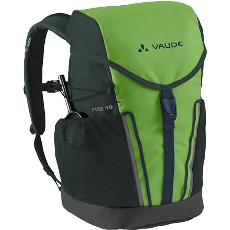 Vaude Puck 10, Kinderrucksack für den Kindergarten, 38 cm, schwarz, 100% Polyester, kompakt und leicht – Bild 1