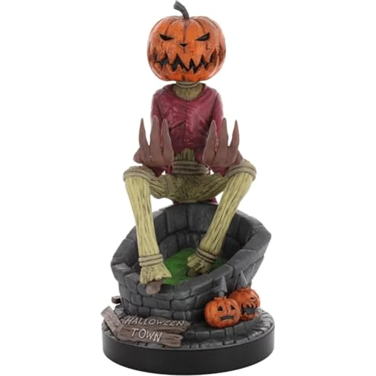 exquisite gaming The Nightmare Before Christmas Cable Guys Lade-Halter Jack Pumpkin, 21 cm, Sammelfigur für Smartphones und Controller – Bild 2