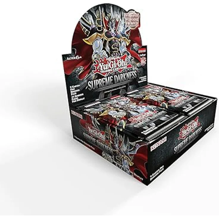 Yu-Gi-Oh! TRADING CARD GAME Supreme Darkness Display – 1. Auflage – Deutsche Ausgabe, Sammelkarten mit brandneuen „bösen HELDEN“-Monstern und Fokus auf Synchrobeschwörungen – Bild 3