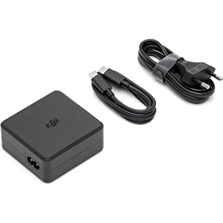 DJI USB-C Netzteil (100 W) für Mavic 3 Pro, Air 3 und Avata, kompatibel mit DJI Goggles 2 Akku