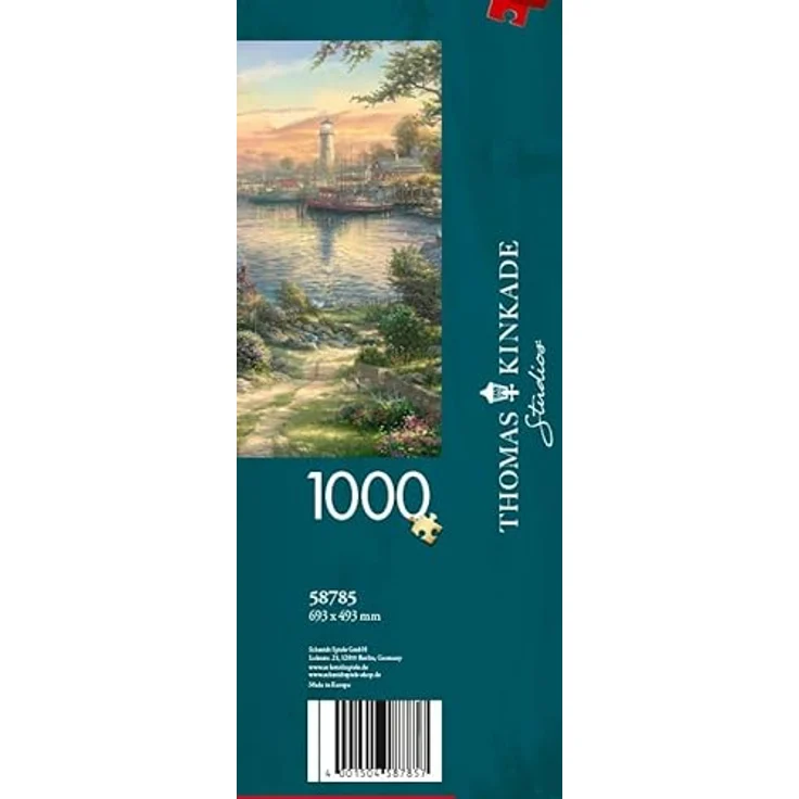 Schmidt Spiele 58785 Hafen in Neuengland, 1000 Teile Puzzle mit Premium Qualität und Mattlack-Oberfläche, 69,3 x 49,3 cm – Bild 5