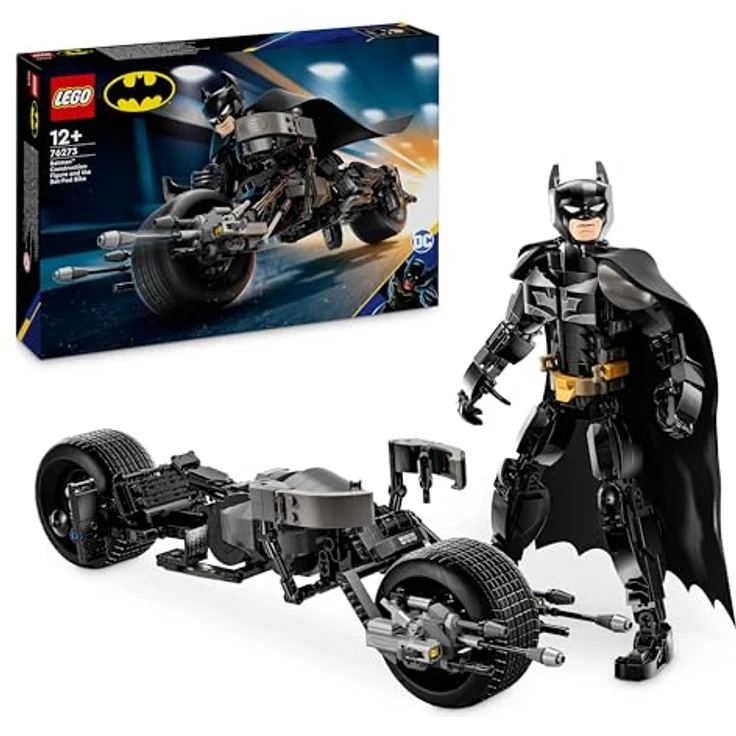 LEGO® Konstruktionsspielsteine Batman™ Baufigur mit dem Batpod (76273), LEGO Super Heroes, (713 St), Made in Europe – Bild 2
