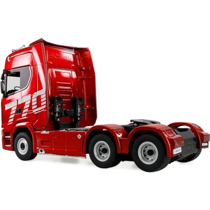 Amewi Scania 770 S Zugmaschine 6x4 1:18 RTR, RC ferngesteuert mit 4WD-Antrieb und li-Ion Akku, rot – Bild 5
