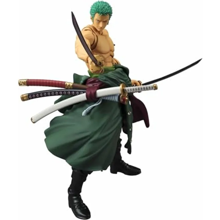 MegaHouse One Piece Figur Variable Action Heroes Roronoa Zoro 18 cm, Anime Sammelfigur mit detailliertem Design