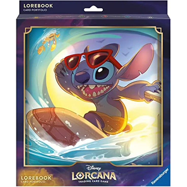 Ravensburger Disney Lorcana Trading Card Game: Sammelalbum - Stitch, Platz für 64 Karten, tolles Disney Motiv, verschiedene Designs – Bild 1