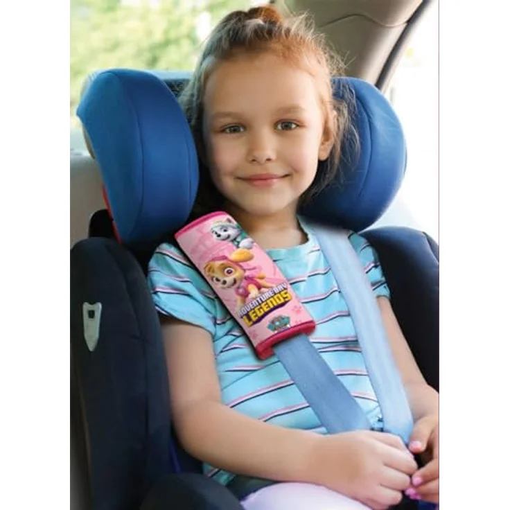 Disney Paw Patrol Gurtpolster für Kindersitze, rosa, Größe 19,5 x 7,5 x 1,5 cm – Bild 3