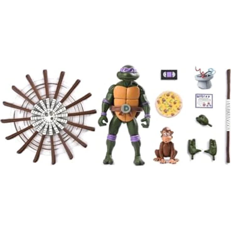 Neca Teenage Mutant Ninja Turtles Ultimate Donatello Actionfigur, 18 cm, mit Zubehör in Fensterbox – Bild 1