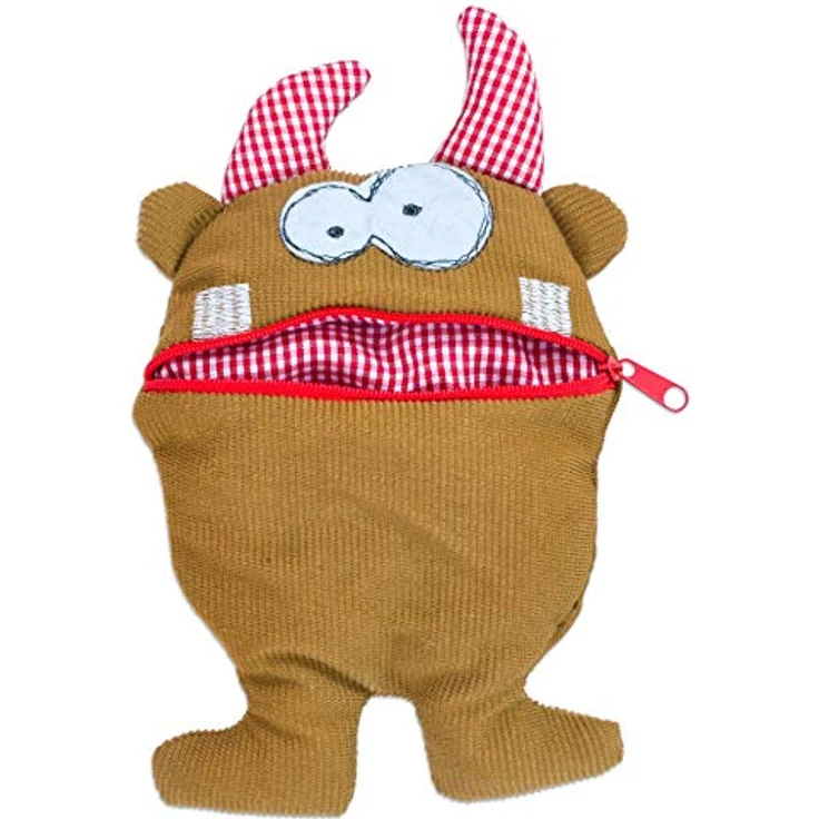 Betzold Plüschfigur Kleines Monster "Mimos", Sorgenmonster-Kuscheltier mit Reißverschluss, befüllbar und waschbar bei 30 °C – Bild 2