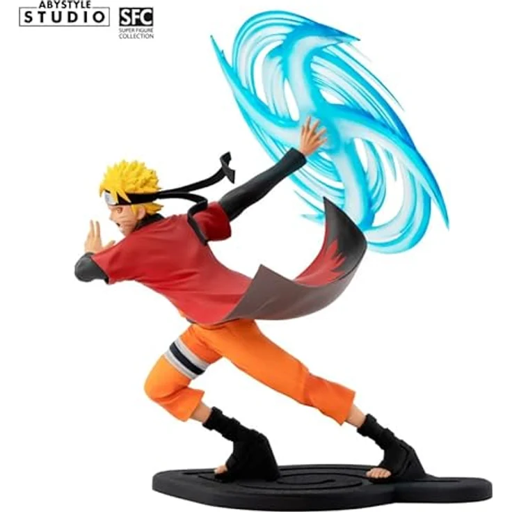 ABYstyle Naruto - Uzumaki Naruto SFC, PVC-Sammelfigur, Höhe 19 cm, Maßstab 1:10, Sage-Modus mit Wind Style: Rasenshuriken-Technik – Bild 4