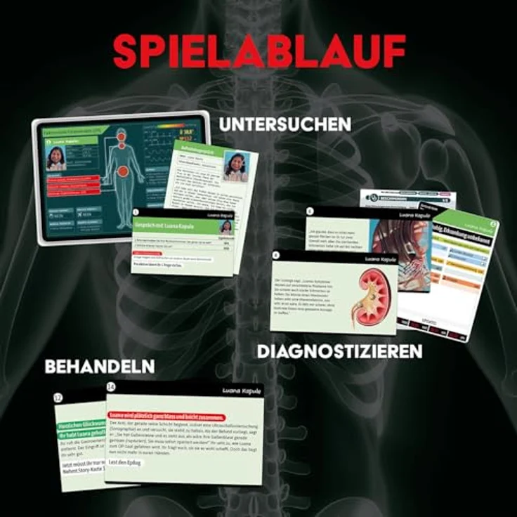 Kosmos Medical Mysteries - New York, kooperatives Rollenspiel mit medizinischem Setting, Medical Crime Files, Brettspiel ab 16 Jahre – Bild 4