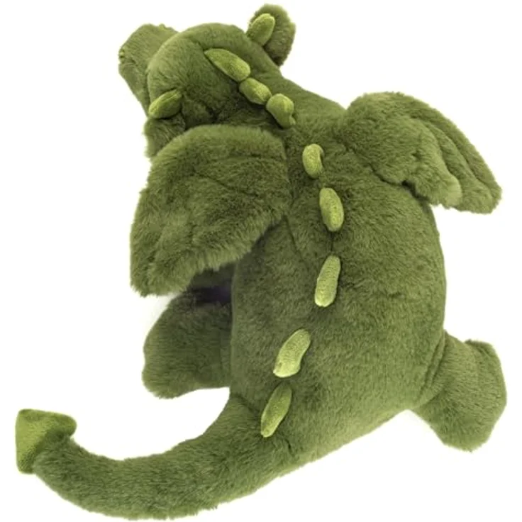Teddy Hermann Herzekind 93980 Drache Cleo, Kuscheltier aus weichem Plüsch, 32 cm, sicher für Babys ab 0 Monaten – Bild 3
