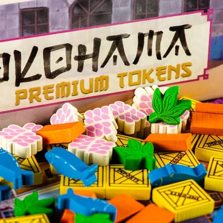 Synapses Games YOK02ML Premium Tokens, Mehrfarbig - Attraktive Spiel-Accessoires für Yokohama-Enthusiasten und Sammler – Bild 3