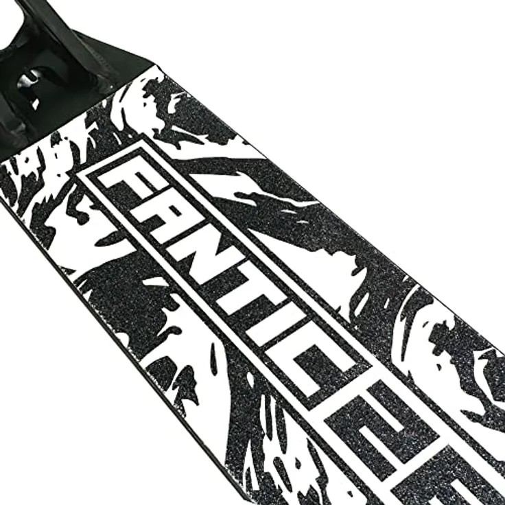 Fantic26 Stuntscooter Fantic26 Stunt-Scooter Griptape 58,5cm x 15,5cm Swirl Schwarz/Weiß, reißfestes/wasserfestes PVC Material – Bild 3