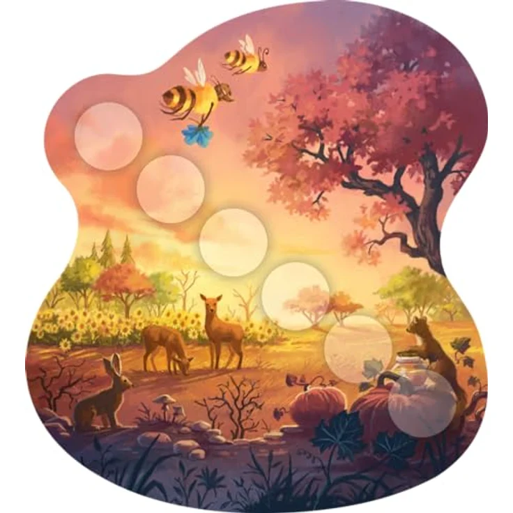 Skellig Games SKE48903 Honey Buzz – Herbstfülle [Erweiterung] Brettspiel Zubehör, flexible Gestaltung, hochwertige Materialien – Bild 5