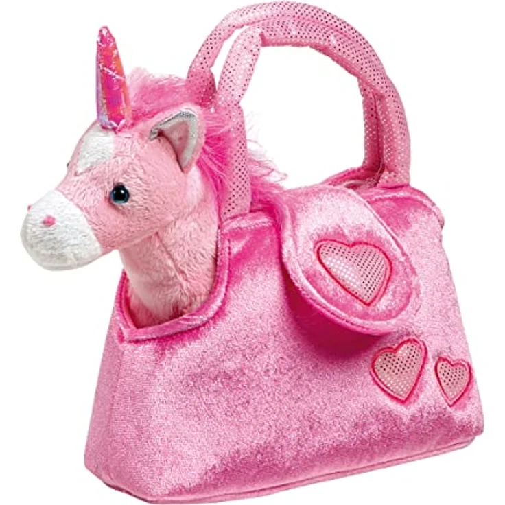 small foot 4146 Einhorn „Fina“ in der Tasche aus kuschelweichem Plüsch – Bild 2