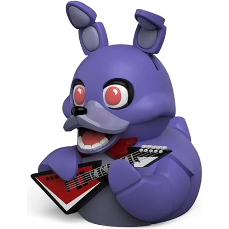 TUBBZ Erstausgabe: Five Nights at Freddy's- Bonnie Cosplaying-Gummiente Vinylfigur, 9 cm, im Badewannen-Vitrine Slot – Bild 1