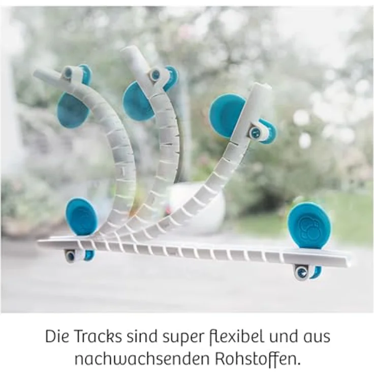 KOSMOS Gecko Run Challenge XXL, Kugelbahn mit 32 Aufgabenkarten und 2 Starter Sets, vertikale Murmelbahn für Kinder ab 8 Jahren, umweltfreundliches Konstruktionsspielzeug – Bild 4