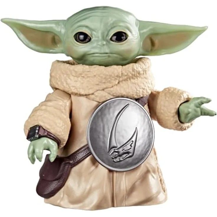 Star Wars Grogu Action-Figur, 16,5 cm große Sammelfigur aus The Mandalorian, beweglich, für Jungen & Mädchen ab 4 Jahren