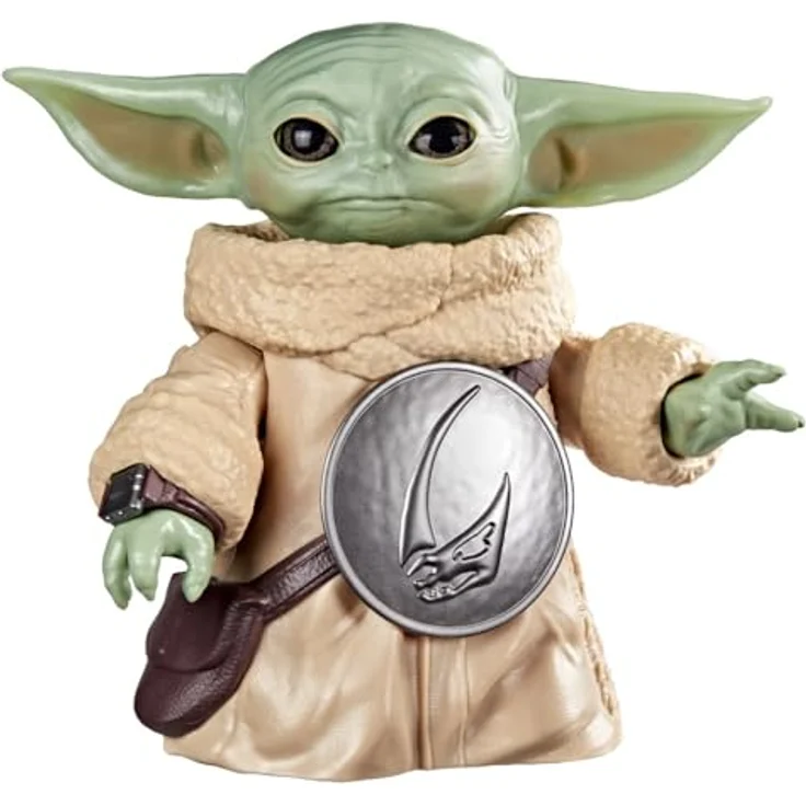 Star Wars Grogu Action-Figur, 16,5 cm große Sammelfigur aus The Mandalorian, beweglich, für Jungen & Mädchen ab 4 Jahren – Bild 1