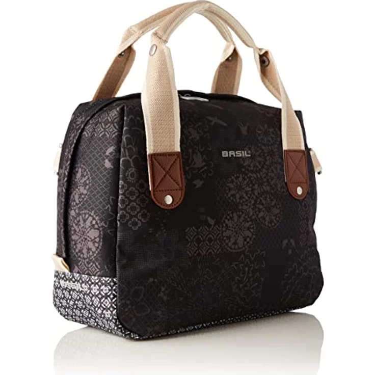 Basil Unisex – Erwachsene Bohème Lenkertasche, Schwarz, 8 Liter, 38 cm x 16 cm x 38 cm – Bild 2