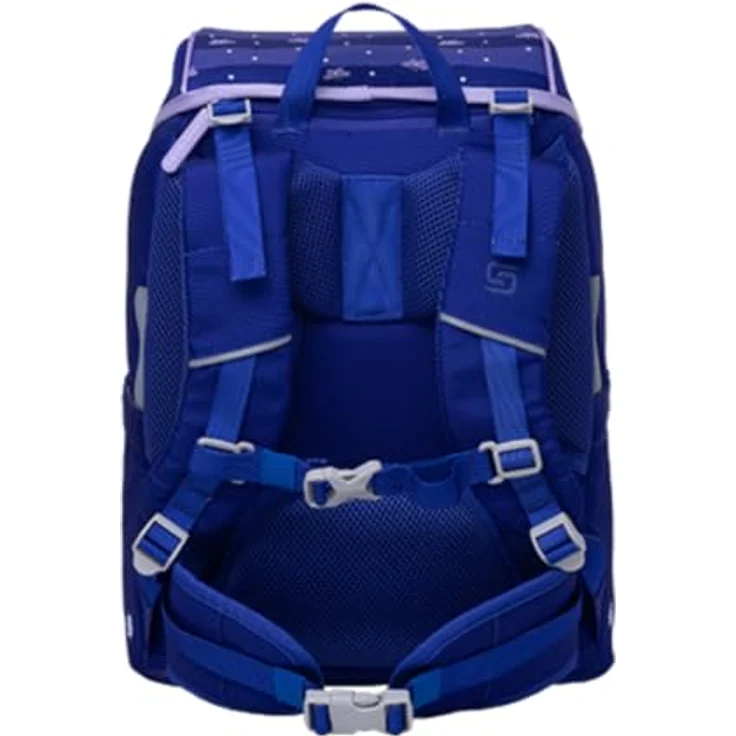 Schneiders Vienna Schulranzen Ergojet Blissy Butterfly, ergonomisch, 21 Liter, 6-teilig, umwandelbar in Rucksack, wasserabweisend, recyceltes Material – Bild 8