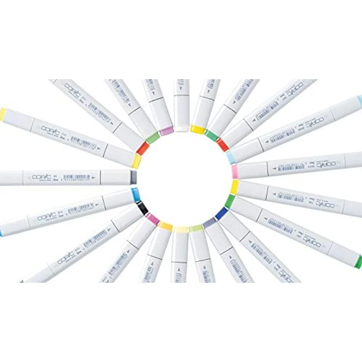Copic Classic Marker Typ W - 1, warm gray No. 1, professioneller Layoutmarker mit breiter und feiner Spitze, schnelltrocknend und wischfest – Bild 5