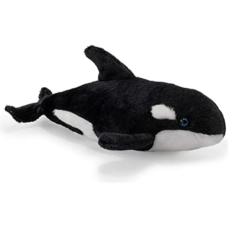 Zappi Co Orca Whate Plüschtier, weich gefülltes Kuscheltier für Kinder, 20-22 cm, grau, ideal zum Kuscheln und Rollenspiel – Bild 1