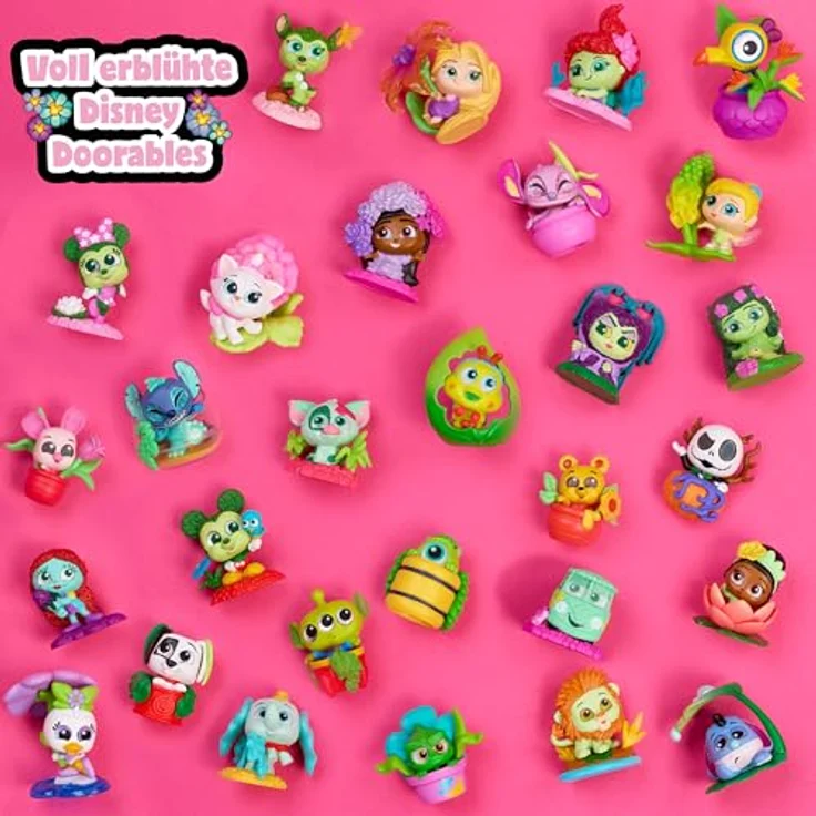 Disney Doorables In Full Bloom Mini Peek, 4-cm Sammelfiguren Set mit floralem Zubehör für Sammler & Kinder ab 5 Jahren von Just Play – Bild 2