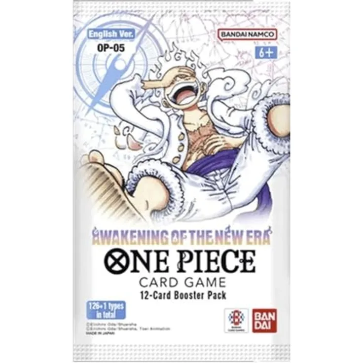 Bandai | One Piece Card Game - Awakening of the New Era - Single Booster Pack (12 Karten) (OP-05 Englisch) | Sammelkartenspiel, ab 6 Jahren, 2 Spieler, 20-30 Minuten Spieldauer - Preisvergleich