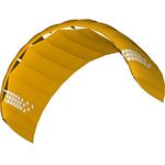 HQ HIGH QUALITY DESIGN HQ4-Kites 118211 Beamer 2.0 Yellow Vierleiner Lenkmatte Handlekite 2.0qm Spannweite 265cm inkl. 200/120kp Dyneemaschnüre 4x20m auf Quad-Handles 5-33 Knoten