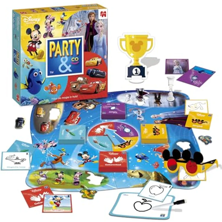 Jumbo Party & Co. Disney - NL, Brettspiel für 3-20 Spieler, ab 4 Jahren, Spieldauer 30 Minuten, verschiedene Disney-Themen – Bild 6