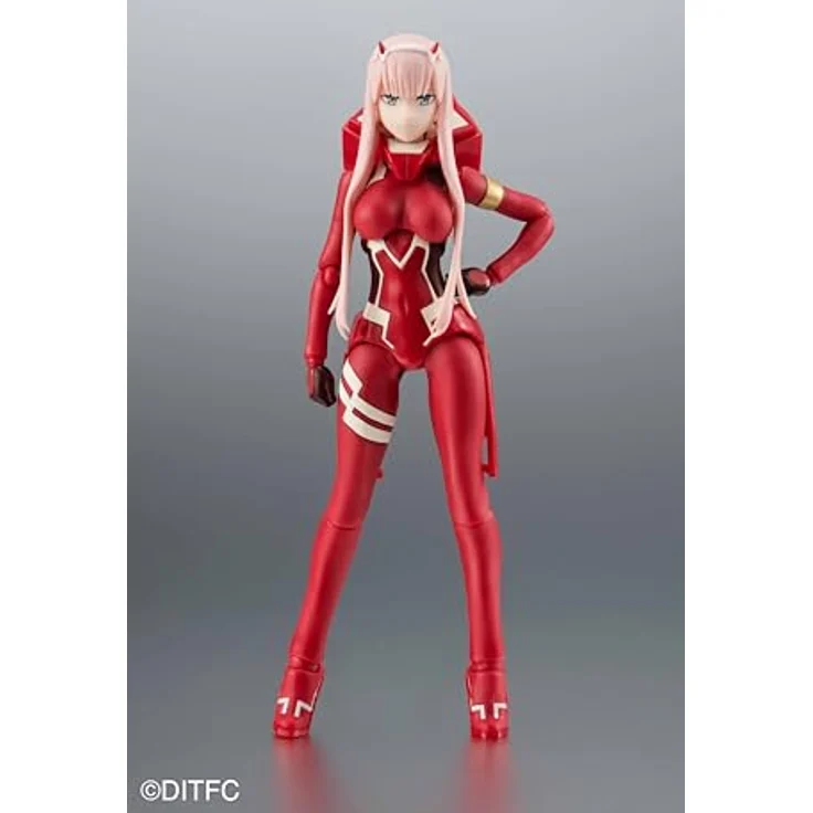 TAMASHII NATIONS Darling in The FRANXX 5th Anniversary Set, S.H.Figuarts & The Robot Spirits Figure mit Strelizia und Zero Two Figuren, inklusive Zubehör – Bild 3