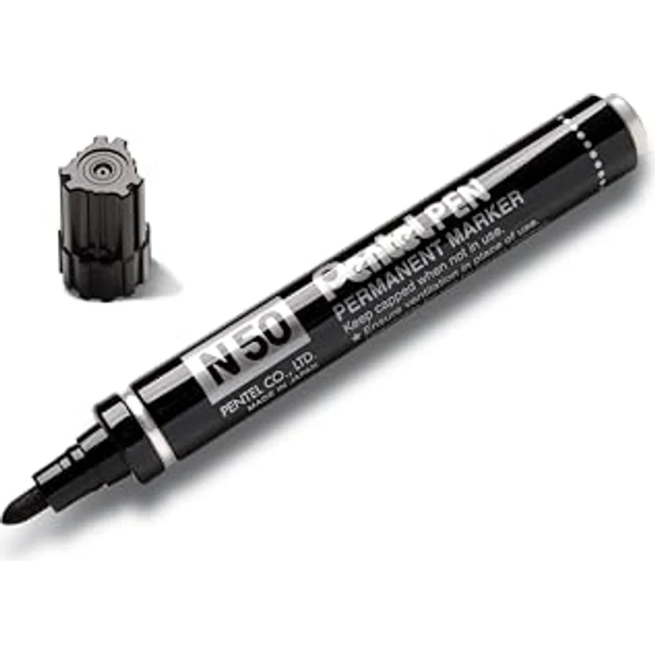 PENTEL Permanentmarker, Wisch- und wasserfest, Rundspitze, Strichstärke 4,3 mm – Bild 3