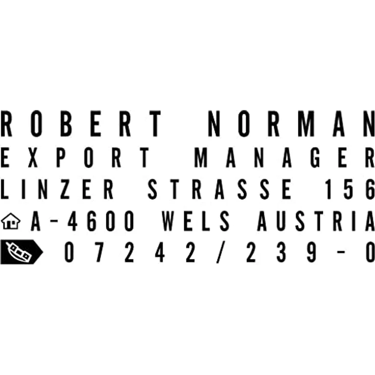 TRODAT Stempel Printy 4913 Typomatic, Textstempel mit Textplatte zum Selbersetzen, selbstfärbend, schwarz – Bild 3