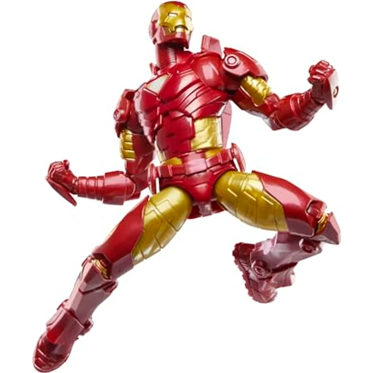 Marvel Legends Series Iron Man (Model 20), 15 cm Comics Action-Figur mit 6 Zubehörteilen und 20 Bewegungspunkten, im Retro-Blister-Pack – Bild 5