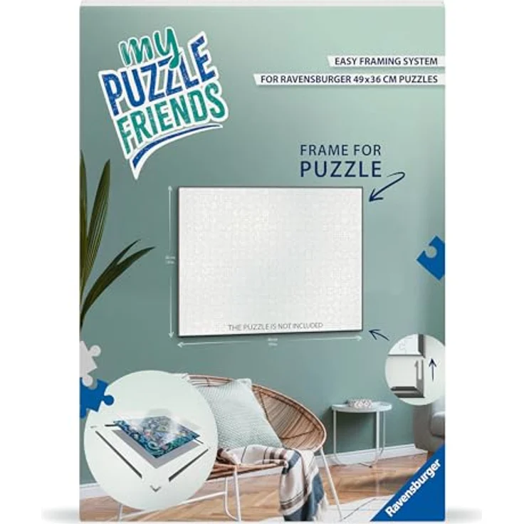 Ravensburger Puzzle Rahmen 17901 - Rahmen für Puzzle 500 Teile - Format 50 x 37 cm, schwarz - Perfekte DIY Wanddekoration – Bild 2