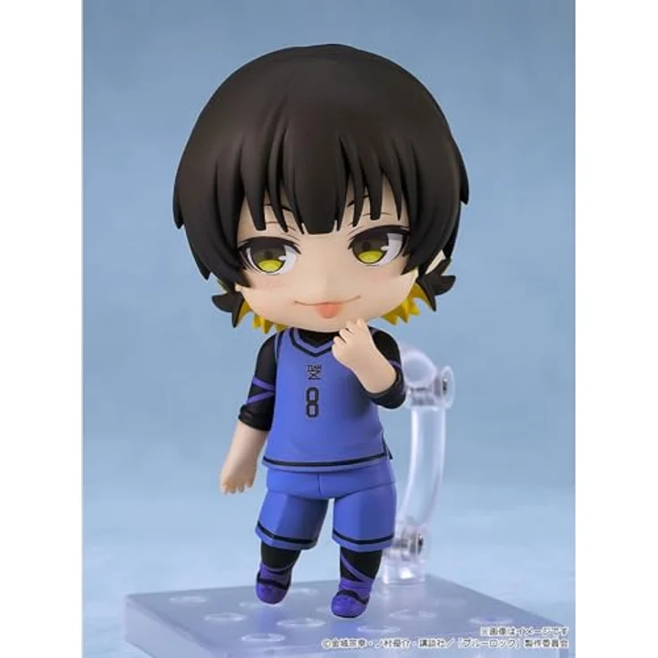 Orange Rouge Blue Lock Nendoroid Actionfigur Bachira Meguru, 10 cm, detailreich, aus Kunststoff, inkl. Fensterbox – Bild 6