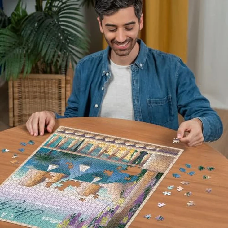 Ravensburger Puzzle 12001209 - Postkarte aus Capri - 1000 Teile Puzzle für Erwachsene und Kinder ab 14 Jahren, - Qualitätsmerkmale inklusive passgenauer Puzzleteile – Bild 4