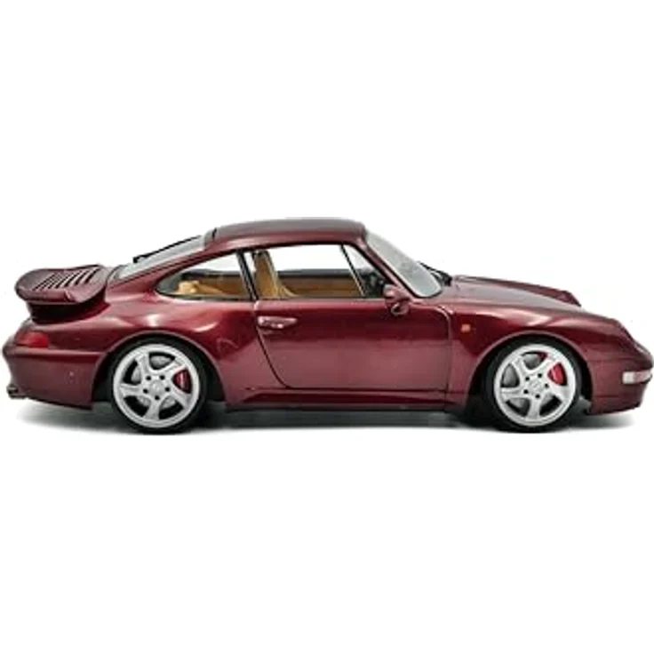 Solido 1:18 Porsche 911 (993) Turbo 1997, detailgetreues Modellfahrzeug in Silber, hochwertiger Kunststoff – Bild 10