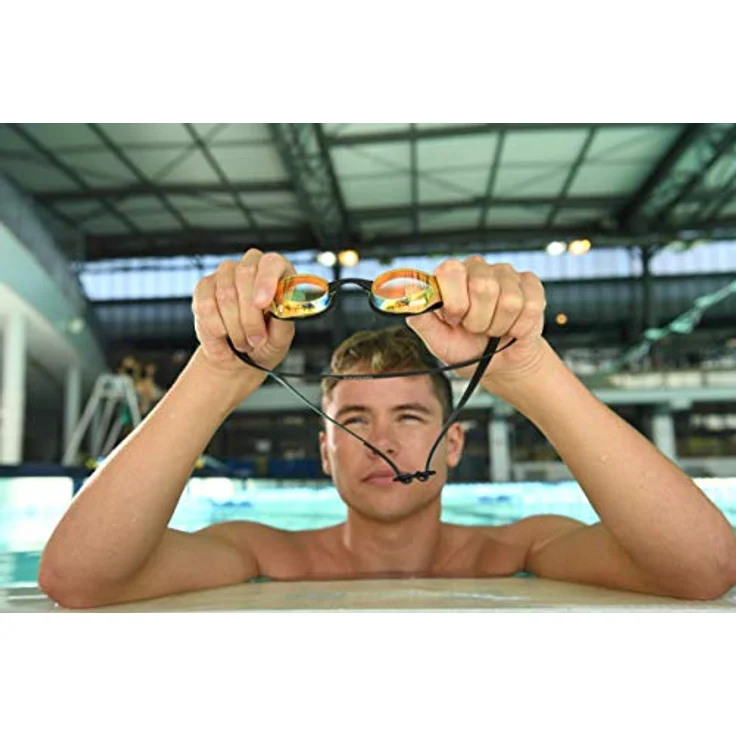 ARENA Damen Cobra Ultra Swipe Mr (Yell Schwimmbrille, Yellow Copper-Black, Einheitsgröße – Bild 4