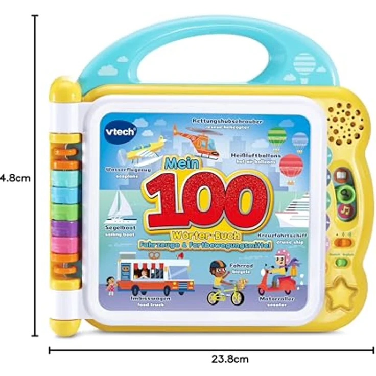 Vtech Baby - Mein 100-Wörter-Buch: Fahrzeuge & Fortbewegungsmittel – Bild 3