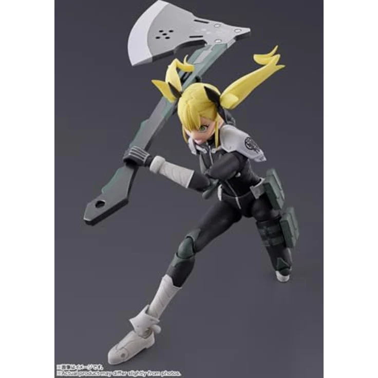 Bandai Tamashii Nations Kaiju No. 8 S.H. Figuarts Actionfigur Kikoru Shinomiya, 13 cm, voll beweglich mit Zubehör – Bild 4