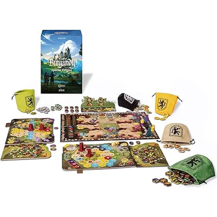Ravensburger Die Burgen von Burgund: Spezialedition, strategisches Brettspiel für 1–4 Spieler mit aristokratischem Spielkonzept – Bild 1