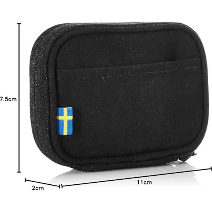 Fjällräven Kanken Card Wallet, Geldbörse aus 100% Polyester, 11.5 cm x 2.5 cm x 9 cm, schwarz – Bild 5
