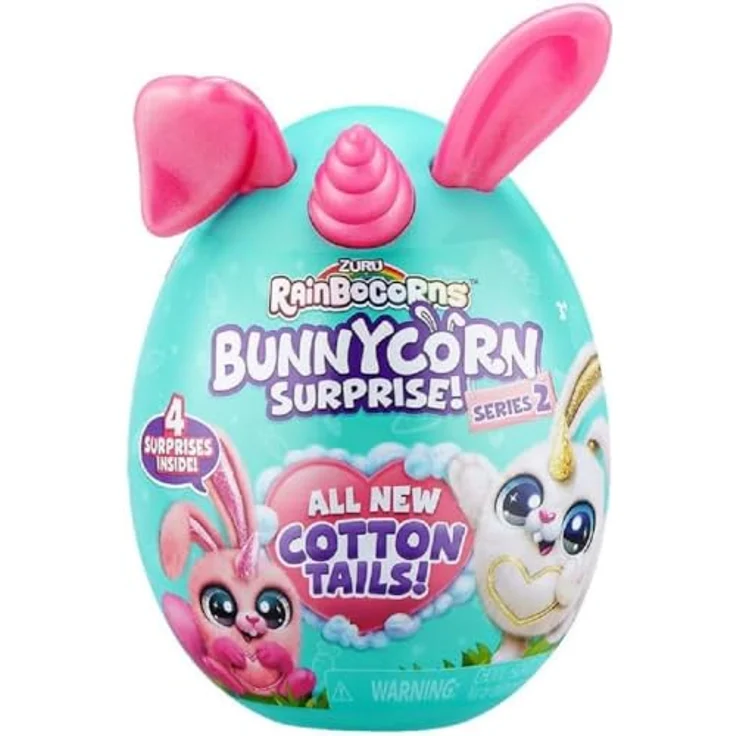Zuru Plüschtier Rainbocorns Bunnycorn Surprise Serie 2, Plüschtier Mini - Bunnycorn surprise! Regenbogen